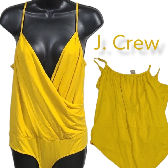 J. Crew Yellow Surplice Bodysuit - Picture 6 of 11